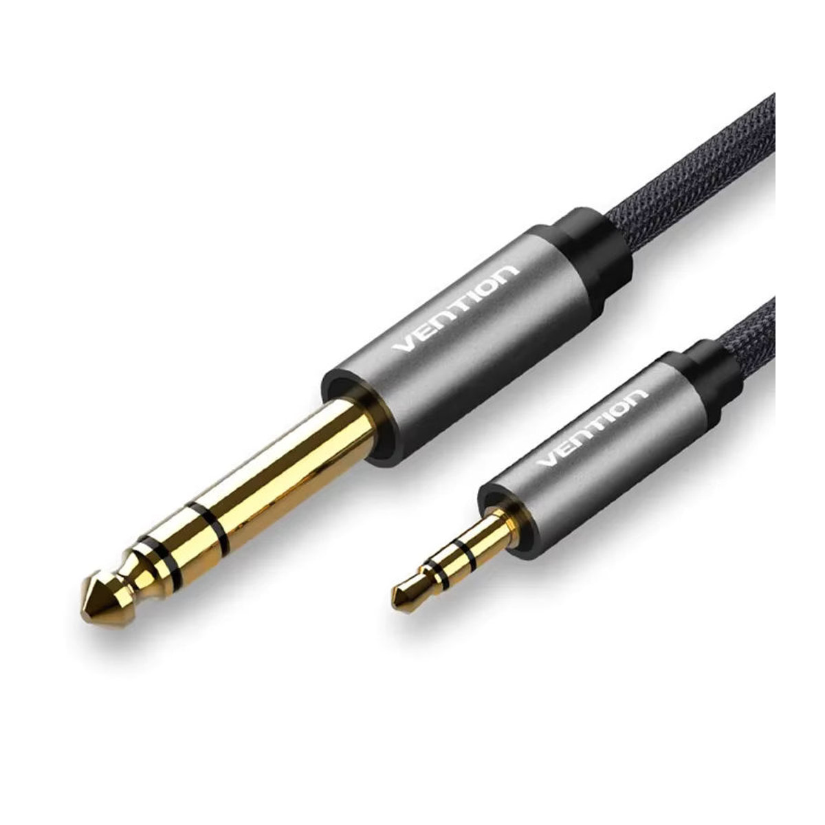 Vention Audio Adapter Aux-Kabel Schwarz 3,5mm auf 6,35mm vergoldet - Bild 7
