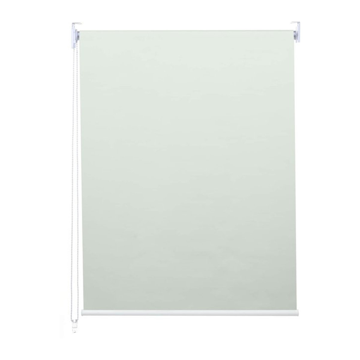 Verdunkelndes Seitenzugrollo MCW-D52 als blickdichte Jalousie zum Sonnenschutz, Farbe: creme, B: 70 cm, H: 160 cm - Bild 1