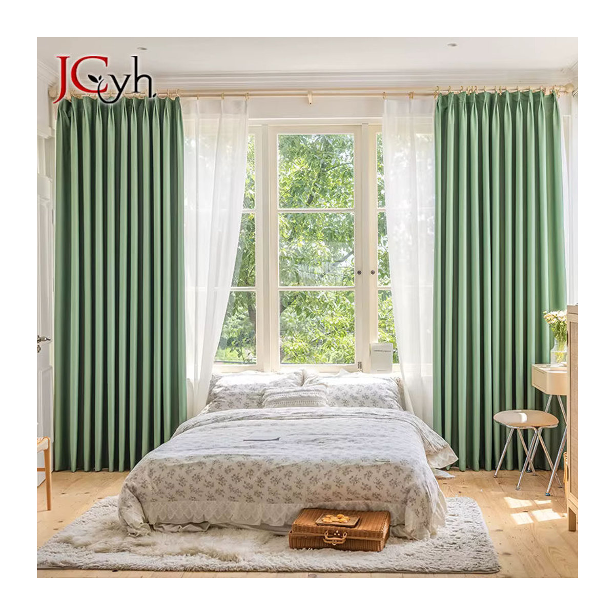 Verdunkelungsvorhänge für Mädchen Schlafzimmer und Wohnzimmer, Thermische und Undurchsichtige Fenster Vorhänge mit 80% Verdunkelung - Bild 2