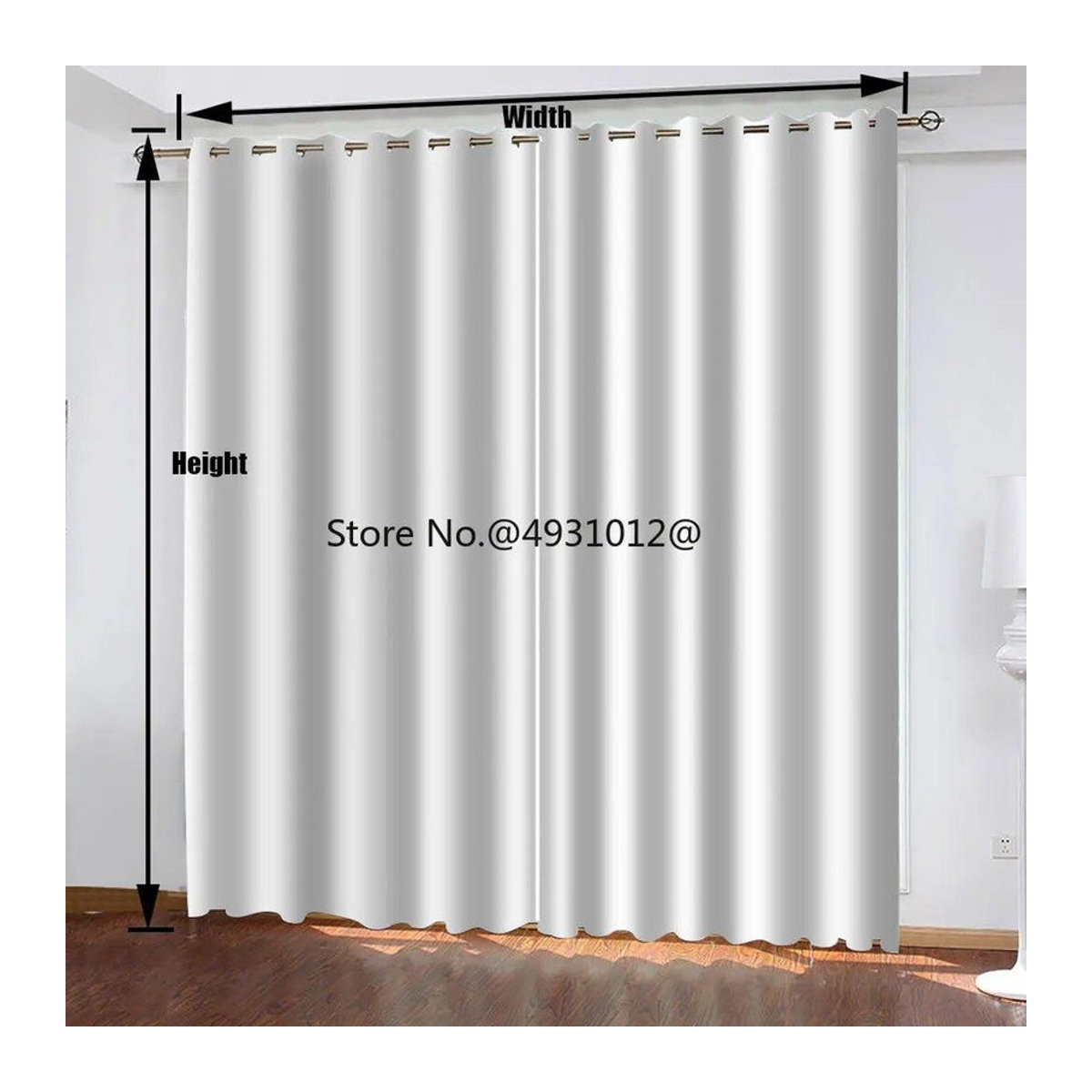 Verdunkelungsvorhänge mit 3D-LKW-Print von A Family Of Home Textiles in Schwarz, B/H: 120 x 270 cm, 2er-Set mit Ösen - Bild 7