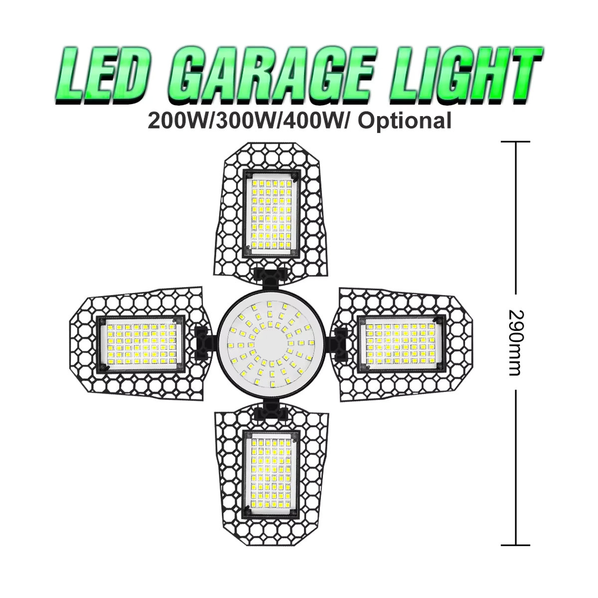 Verformbare LED-Garagen-Glühbirne mit E27-Sockel für Garage, Lager und Keller, 250 W Äquivalent, wählbar zwischen 3000 K und 6000 K - Bild 6