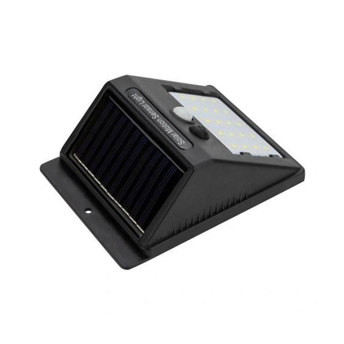 Vergionic Solar LED Wandleuchte mit Bewegungs- und Dämmerungssensor, Schwarz, IP65, Kaltweiß - Bild 3