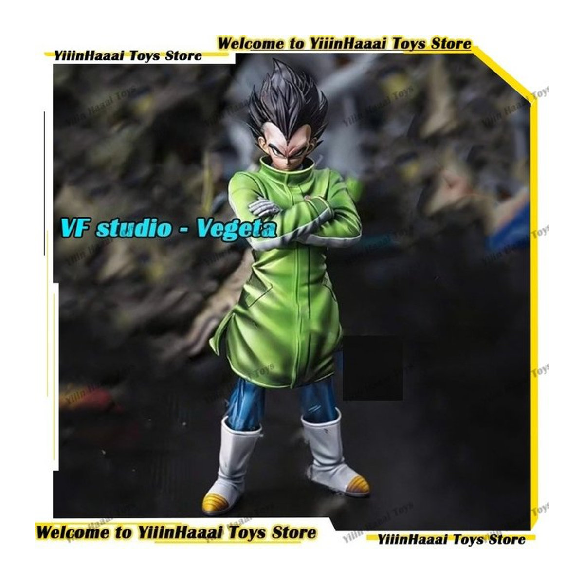 VF Studio Dragon Ball Anime-Figur Vegeta PVC-Statue, mehrfarbig, Höhe: 27 cm - Bild 1
