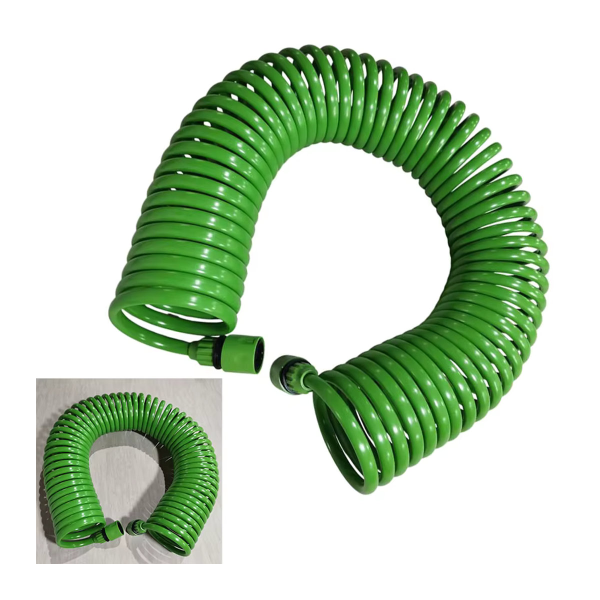 VIBRATITE Gartenschlauch aus Kunststoff in Grün für Gartenbewässerung und Autowäsche - Bild 2