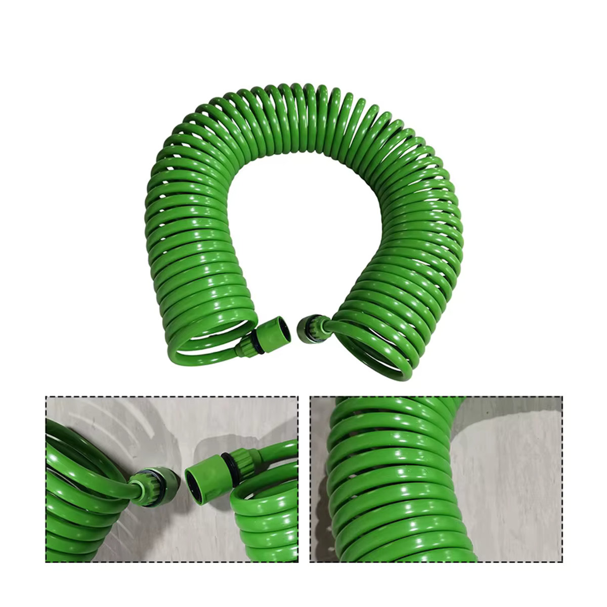 VIBRATITE Gartenschlauch aus Kunststoff in Grün für Gartenbewässerung und Autowäsche - Bild 3