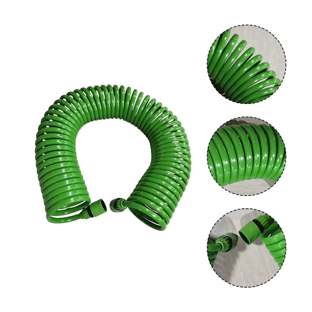 VIBRATITE Gartenschlauch aus Kunststoff in Grün für Gartenbewässerung und Autowäsche - Bild 6