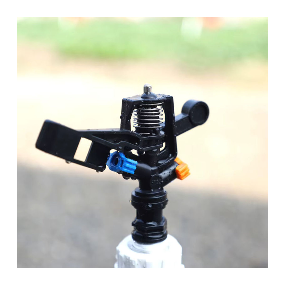 VIBRATITE Rocker Sprinkler Automatische rotierende Sprühdüse für 360-Grad-Rasenbewässerung und Landwirtschaft - Bild 2