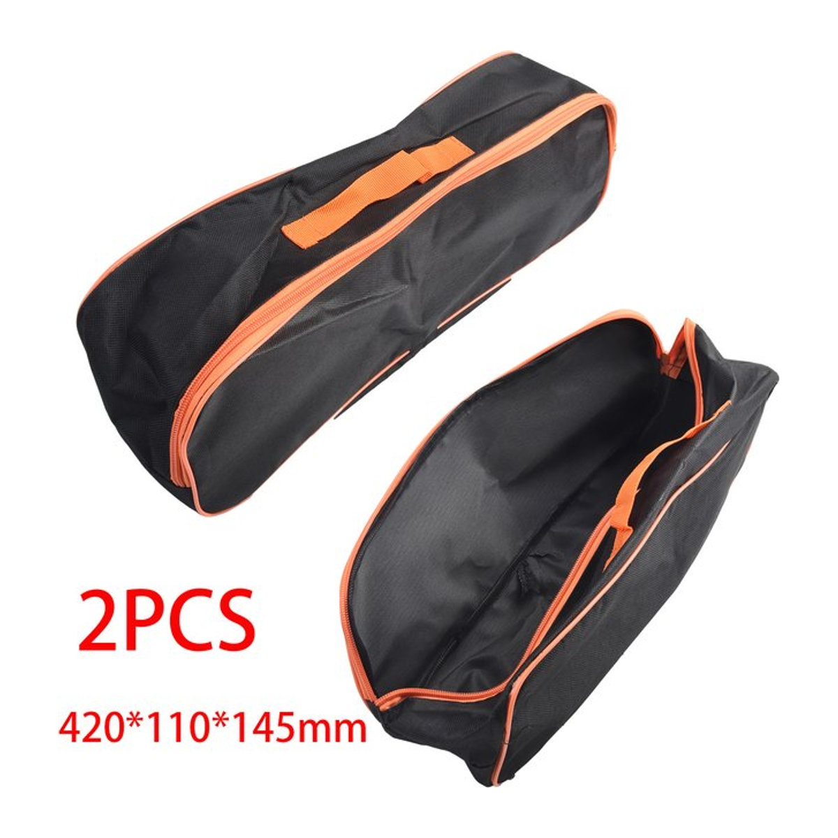 VIBRATITE Staubsauger-Werkzeugtasche Set aus Polyester und PVC in Schwarz, 2 Stück Aufbewahrungsbox für Zubehör - Bild 1