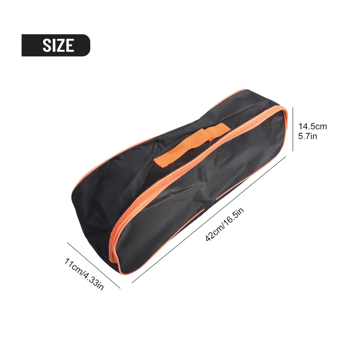VIBRATITE Staubsauger-Werkzeugtasche Set aus Polyester und PVC in Schwarz, 2 Stück Aufbewahrungsbox für Zubehör - Bild 5
