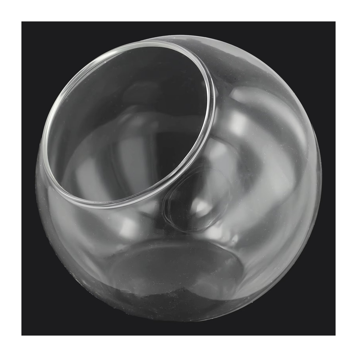 Vibratite Terrarium Glas Kugel mit floralem Design, transparent, Durchmesser: 12 cm - Bild 2