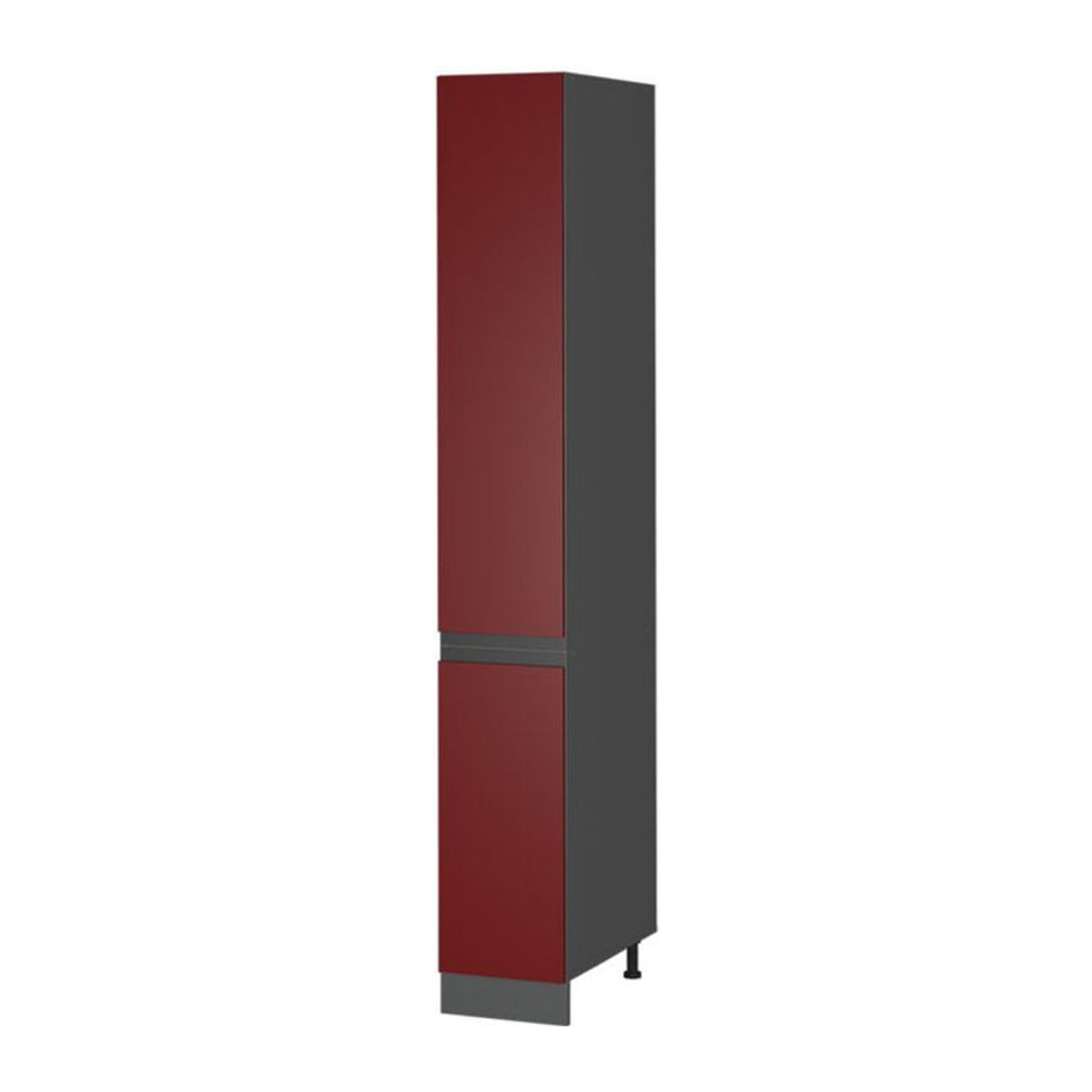 Vicco Apothekerschrank R-Line J-Shape in Anthrazit und Rot, moderner Küchenschrank aus Holzwerkstoff, Breite: 30 cm, Tiefe: 57,2 cm, Höhe: 207 cm - Bild 2
