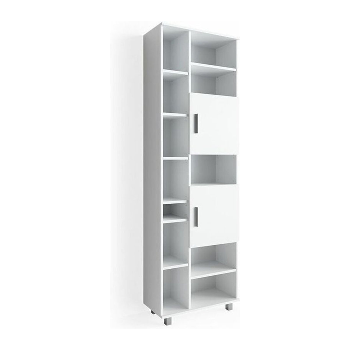 VICCO Badschrank ILIAS Badezimmerschrank in Weiß, B/T/H: 60 x 60 x 190 cm - Bild 2