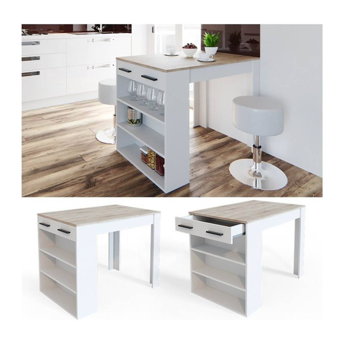 Vicco Bartisch Repose Modern Weiß - Bild 1