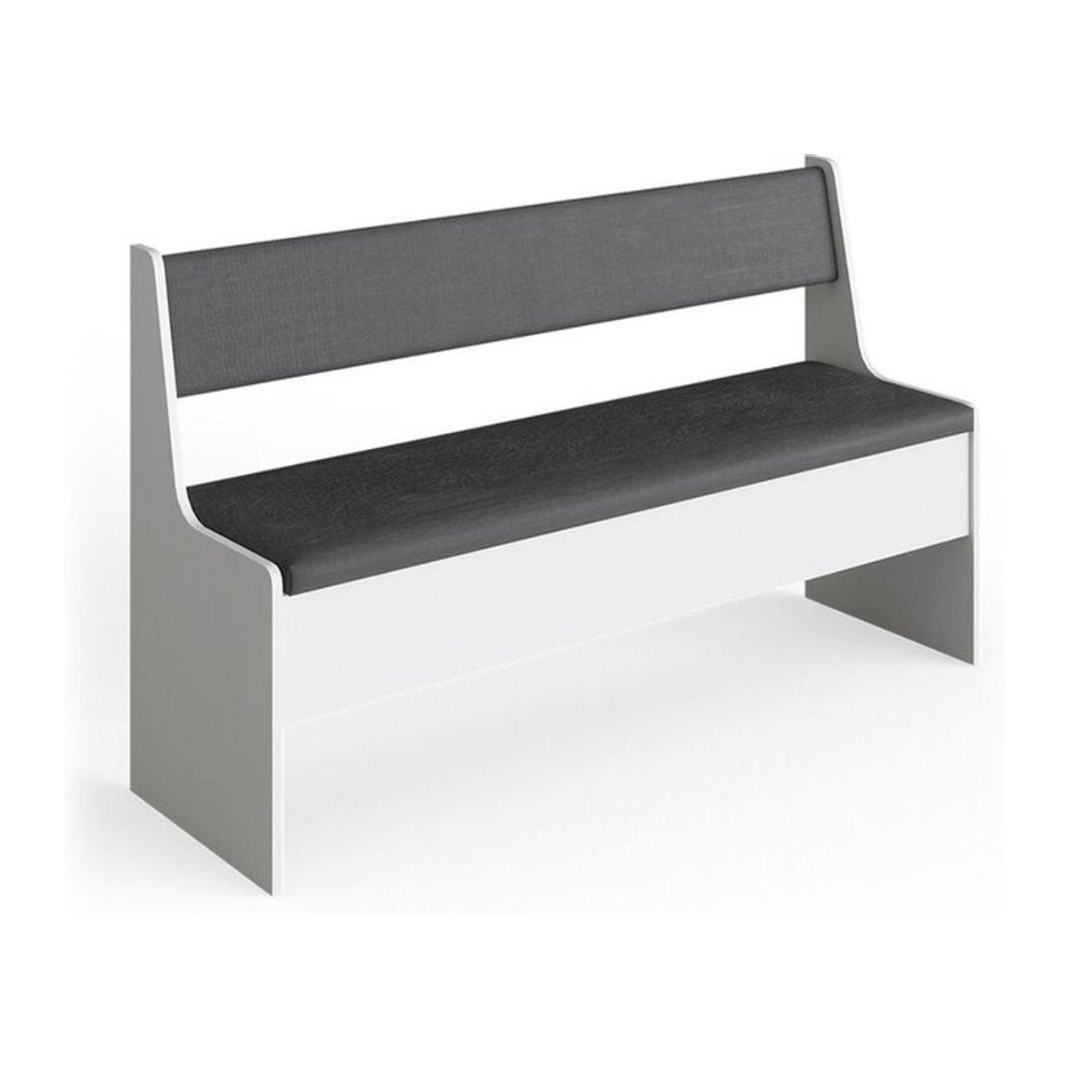 Vicco Eckbankgruppe Roman in Weiß mit integrierter Sitztruhe, Breite: 137 cm - Bild 2