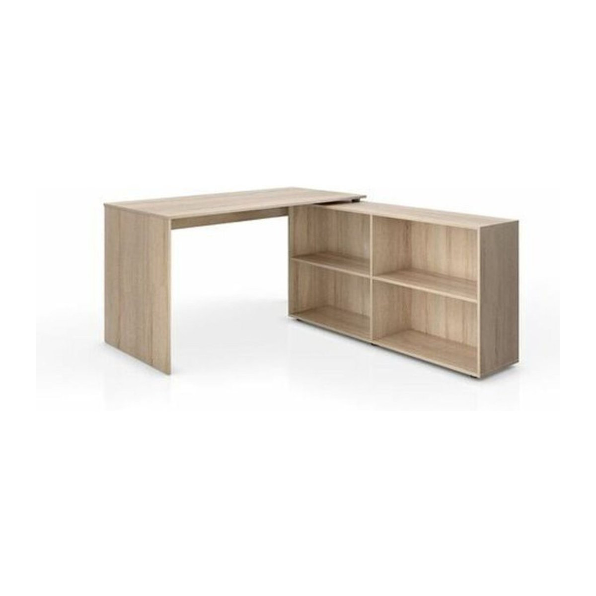 Vicco Eckschreibtisch FlexPlus in Eiche Sonoma, B: 137 cm, T: 60 cm, H: 75,4 cm - Bild 1