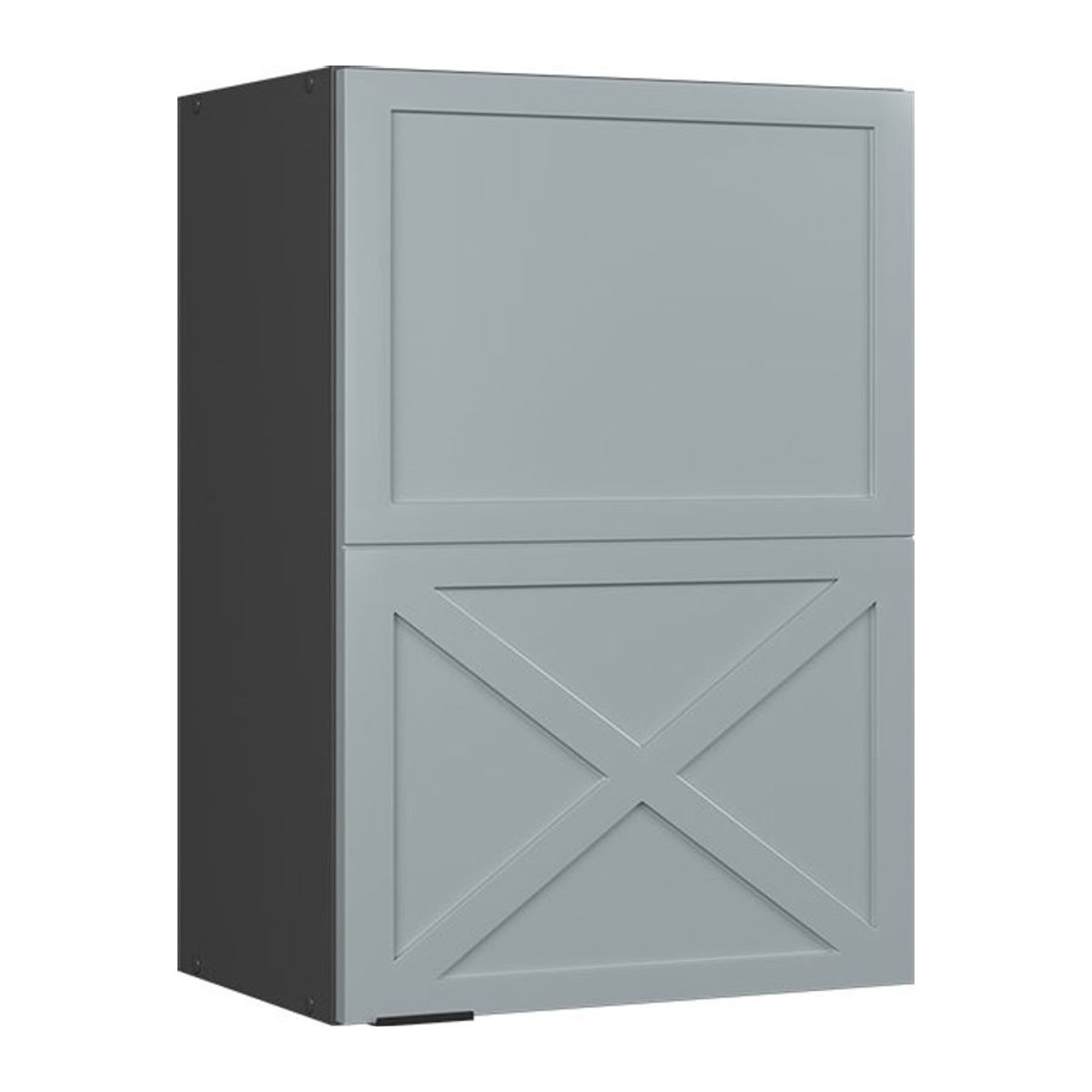 Vicco Hängeschrank Fame-Line in Anthrazit und Hellblau-Grau mit Drehtüren, Breite: 50 cm - Bild 2
