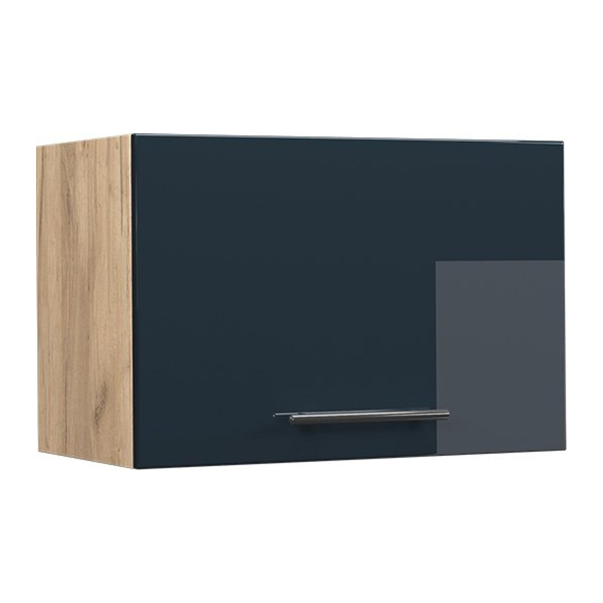 Vicco Hängeschrank Fame-Line in Eiche Dunkelblau Hochglanz mit Drehtüren, Breite: 60 cm, Höhe: 40 cm, Tiefe: 34,1 cm - Bild 2