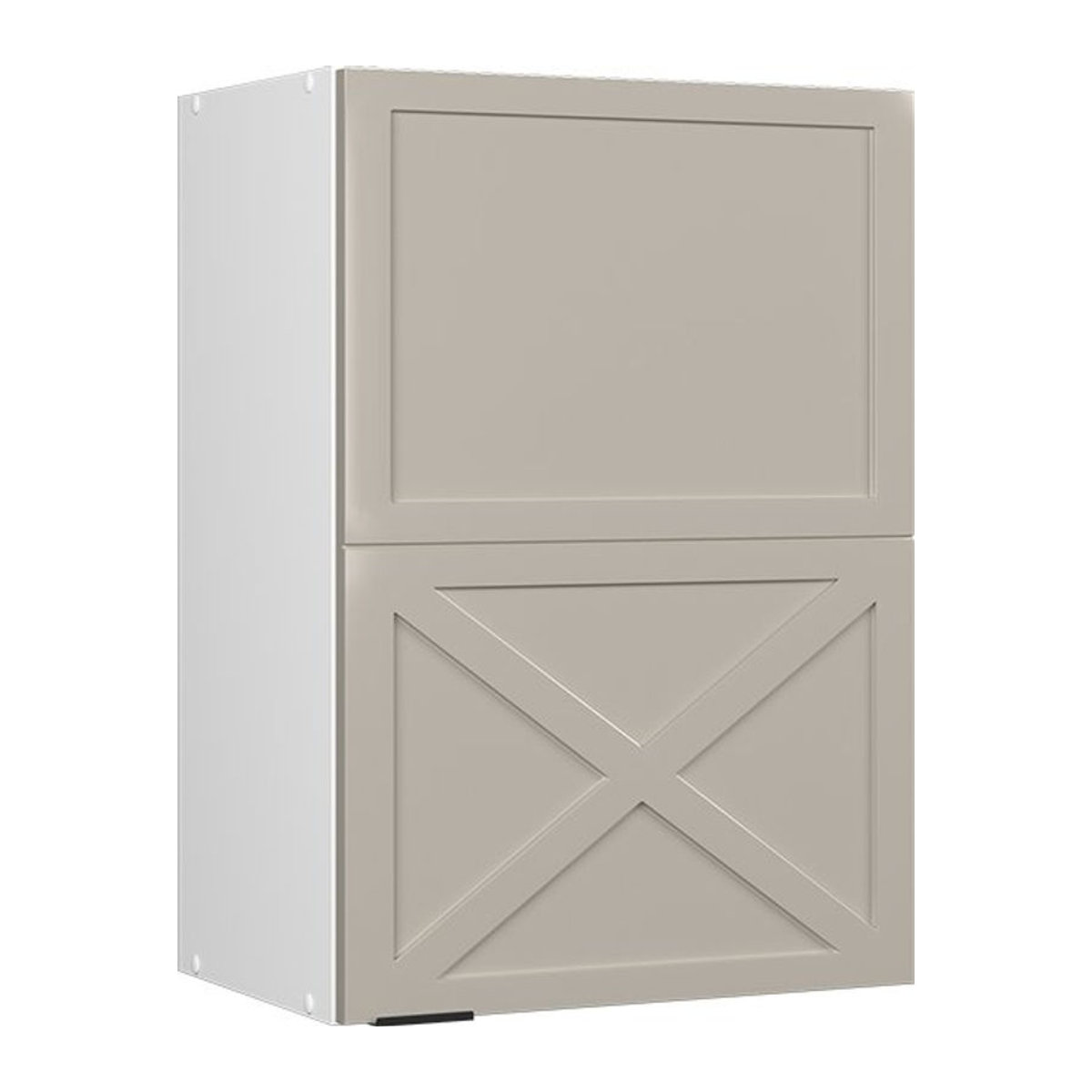 Vicco Hängeschrank Fame-Line in Weiß Grau Beige mit Drehtüren im Landhausstil Breite: 50 cm - Bild 2