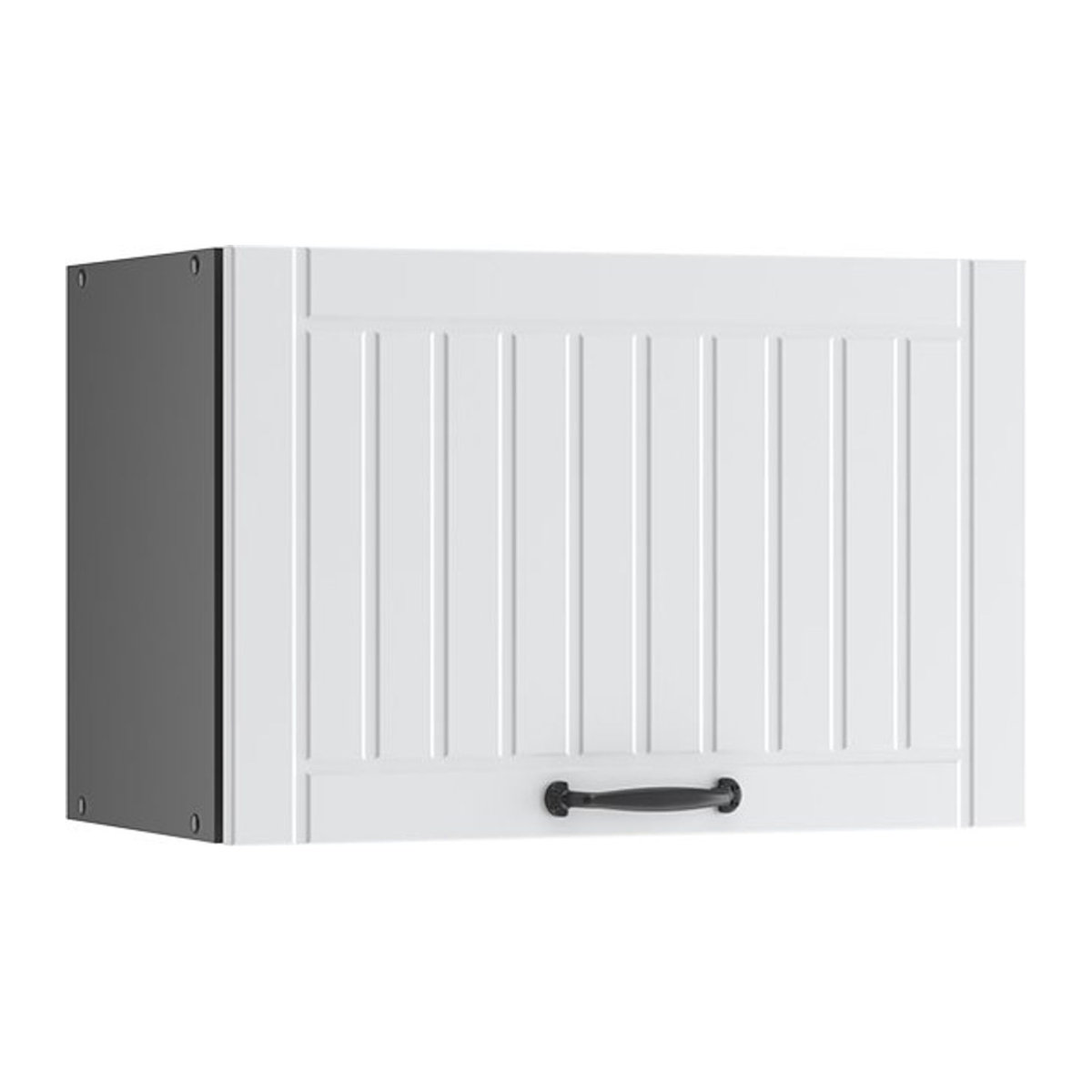 Vicco Hängeschrank Fame-line Landhaus Weiß Anthrazit Breite: 60 cm, Höhe: 34,1 cm, Tiefe: 40 cm - Bild 2