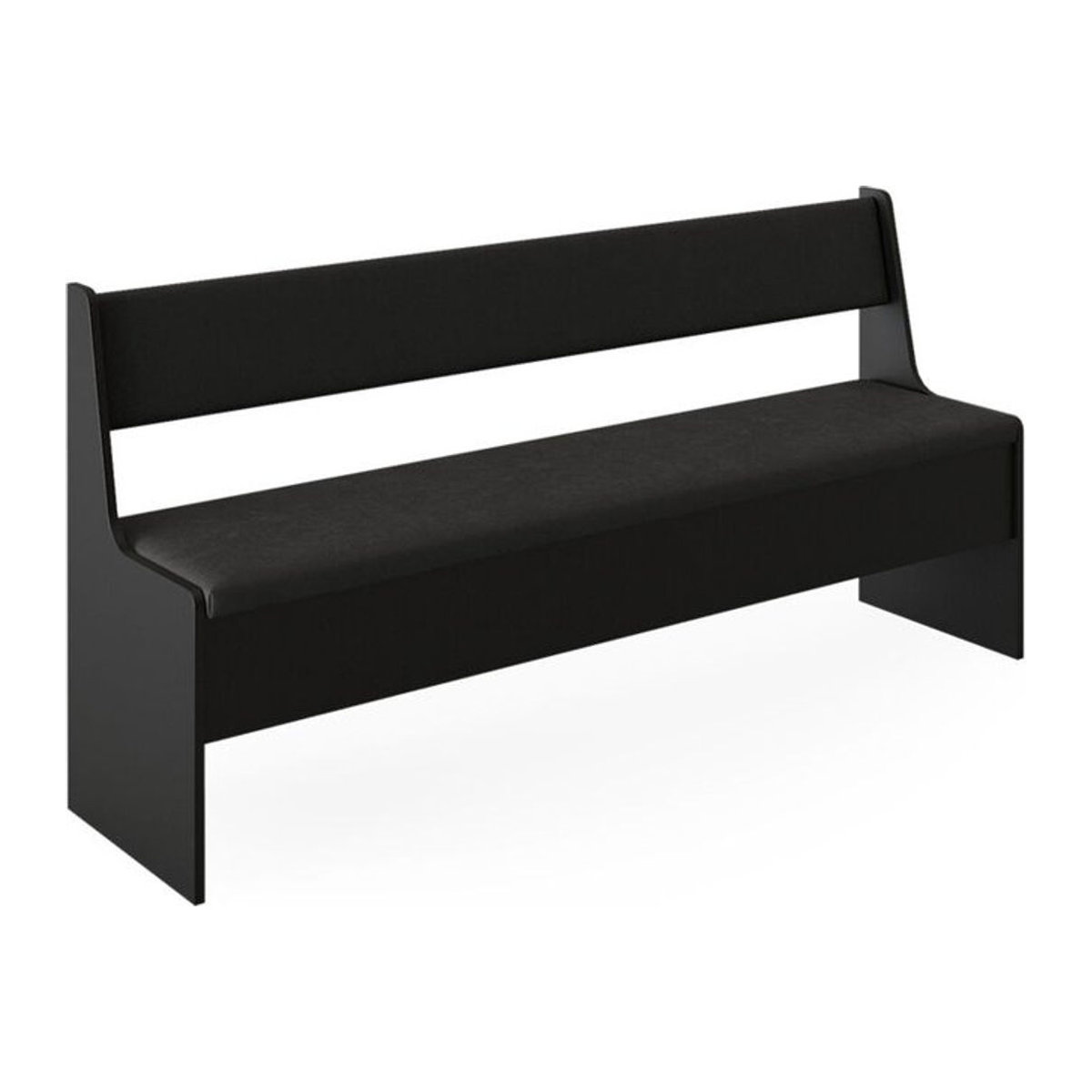 Vicco Küchenbank Roman Schwarz als moderne Sitztruhe für dein Esszimmer, Breite: 167 cm, Tiefe: 41,5 cm, Höhe: 80 cm - Bild 2