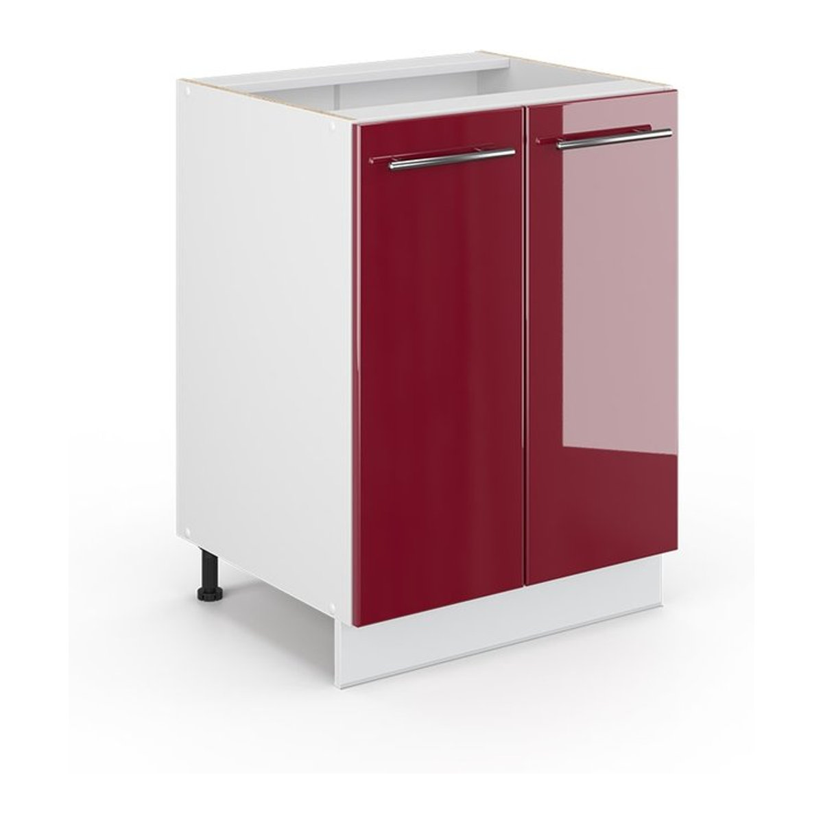 VICCO Küchenunterschrank Fame-Line in Rot Hochglanz, Wandmontage, Breite: 60 cm - Bild 1
