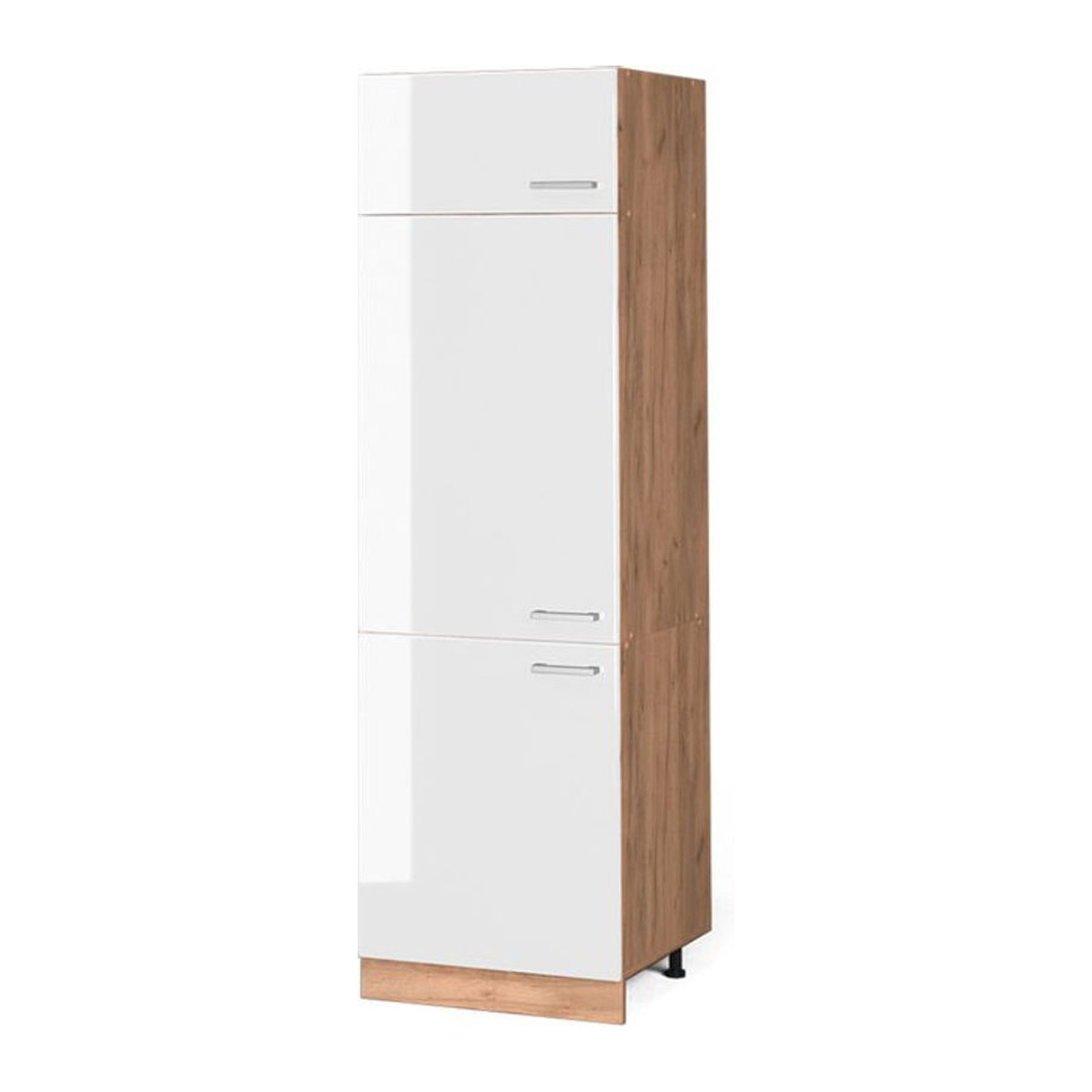 Vicco Kühlumbauschrank R-Line Küchenschrank Weiß, B/T/H: 60 x 57,2 x 207 cm - Bild 2