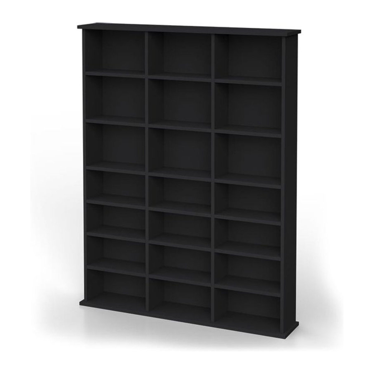 Vicco Medienregal Jukebox HiFi-Rack in Schwarz, B: 105,4 cm, H: 136 cm - Bild 1