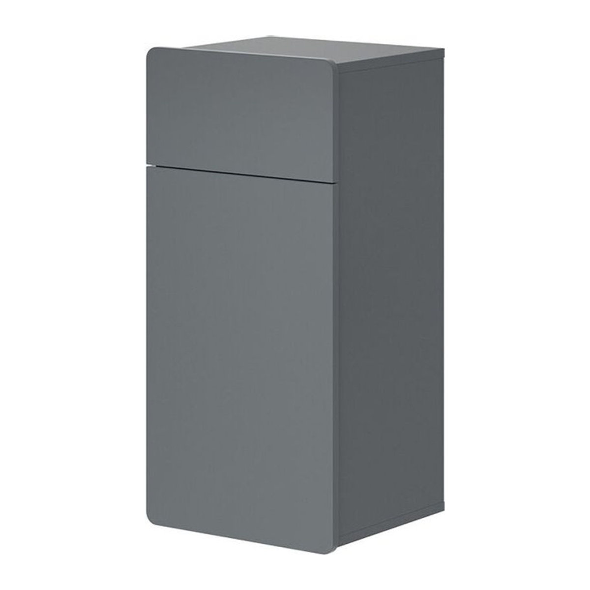 Vicco Midischrank Izan Badezimmerschrank Grau mit Drehtüren, B: 37 cm, H: 77 cm, T: 32,8 cm - Bild 2