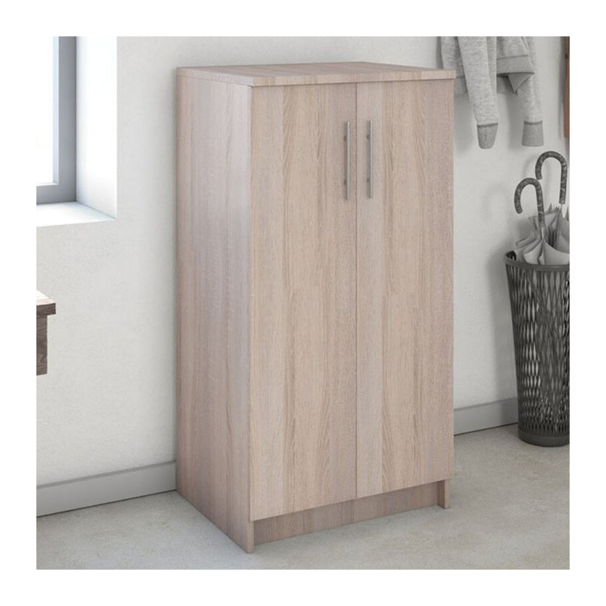 Vicco Schuhschrank Dalia mit 7 Fächern und Drehtüren, Sonoma, B: 56 cm, H: 108 cm, T: 40 cm - Bild 2
