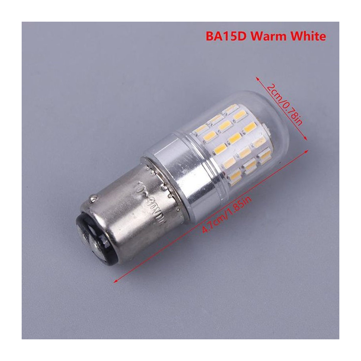 Vickies LED Marine Navigationslampe Ba15D/BA15S/BAY15D 3W 10-30V für Boot und Schiff - Bild 1