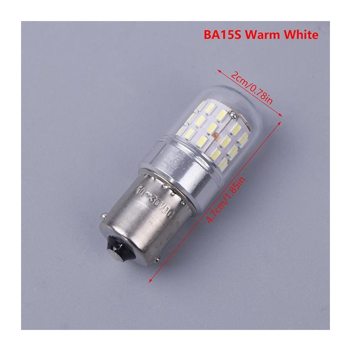Vickies LED Navigationslampe Ba15D für Boot und Schiff, 3W, 10-30V, Signal Licht aus Kunststoff - Bild 1