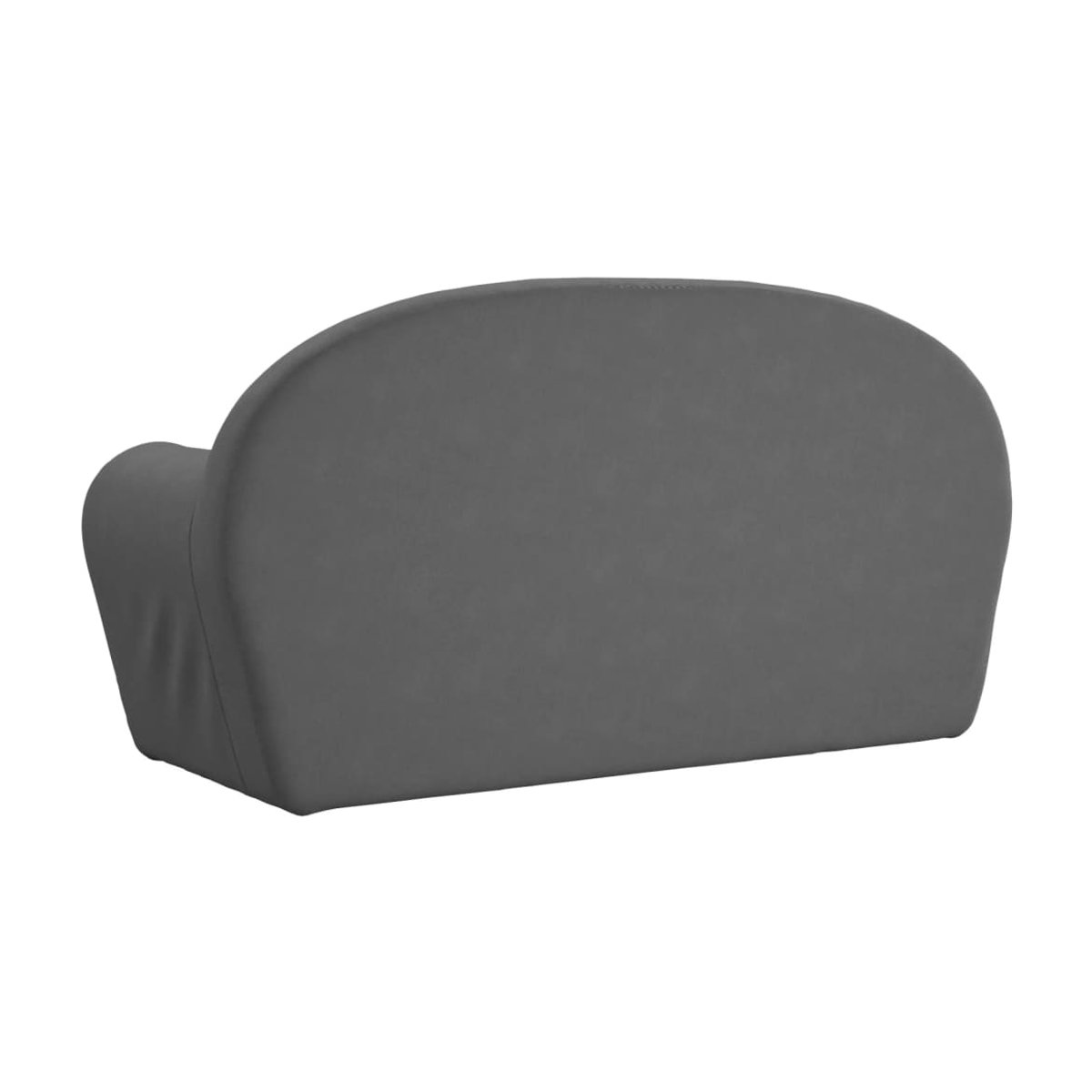 Vidaxl 2-Sitzer Kinder-Sofa aus weichem Plüsch in Anthrazit - Bild 2