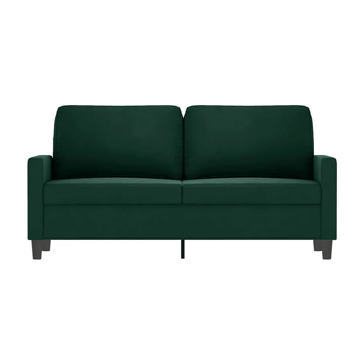Vidaxl 2-Sitzer Sofa aus Samt in Grün, Breite: 140 cm - Bild 3