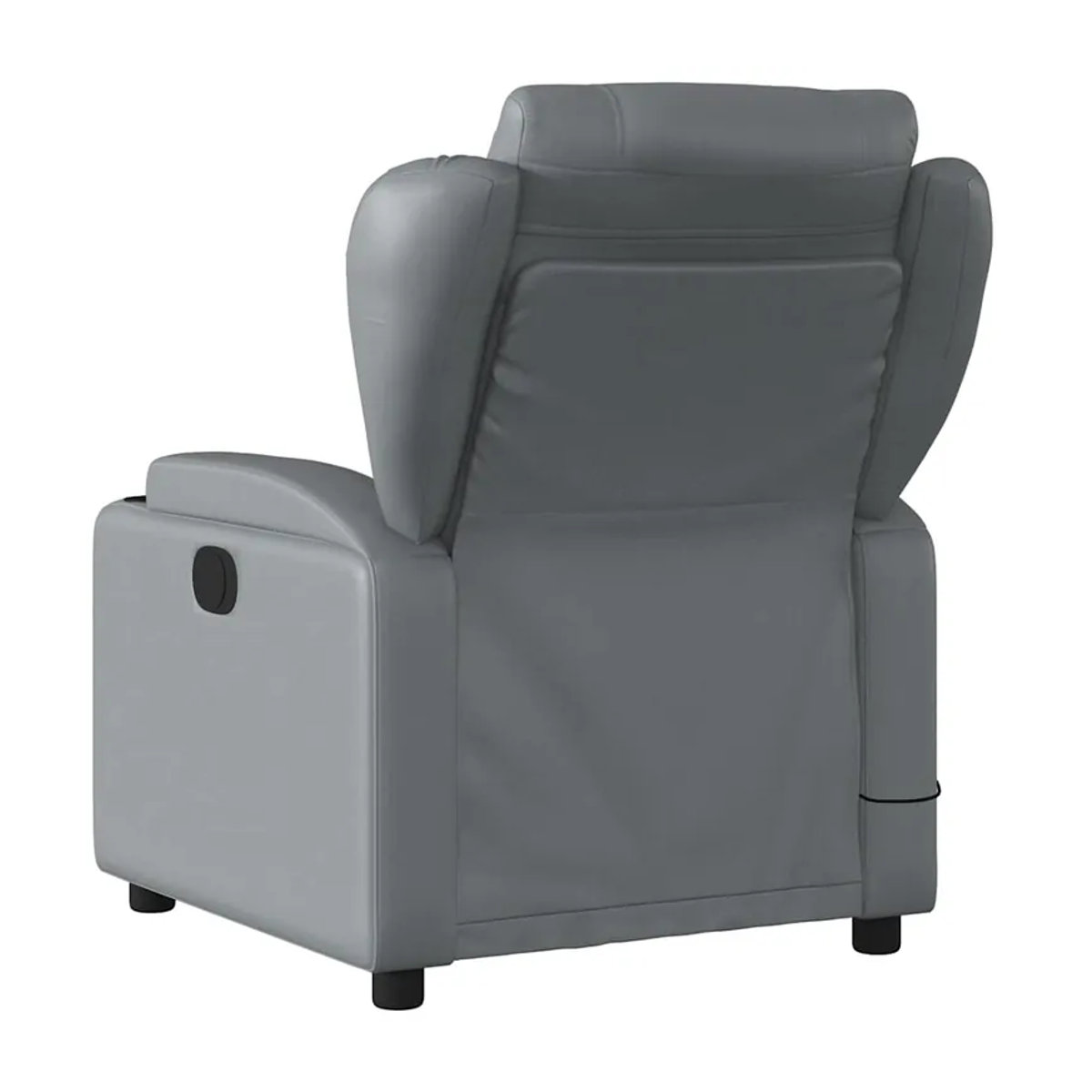 Vidaxl Aufklappbarer Massagesessel in Grau mit Kunstlederbezug und modernem Design - Bild 6