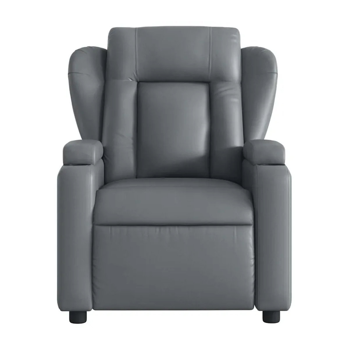 Vidaxl Aufklappbarer Massagesessel in Grau mit Kunstlederbezug und modernem Design - Bild 7