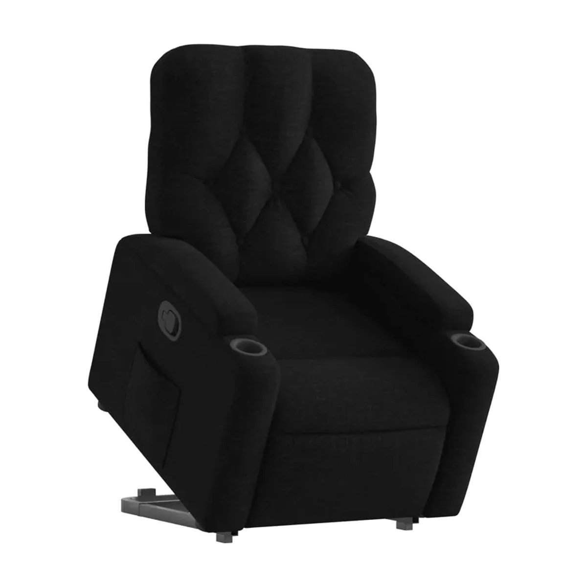 Vidaxl Aufstehhilfe für Sessel für Senioren, Schwarz, Stoffbezogen - Bild 2