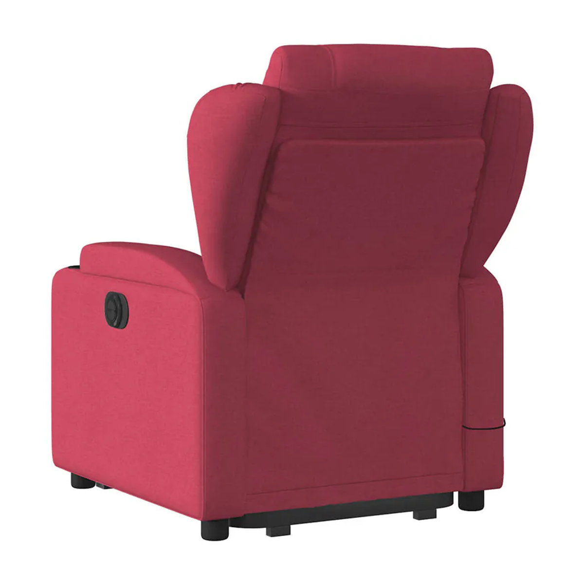 vidaxl Aufstehhilfe Massagesessel für Senioren, verstellbar, Rot, Stoffbezogen - Bild 3