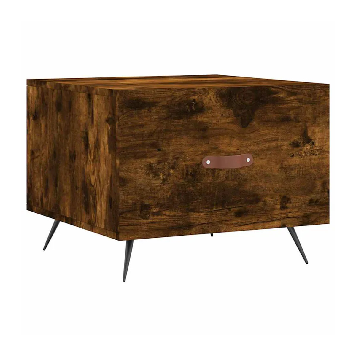 vidaxl Couchtisch Set aus 2 Stück im Industrial Design, Farbe Braun, B/T/H: 50 x 50 x 40 cm - Bild 6