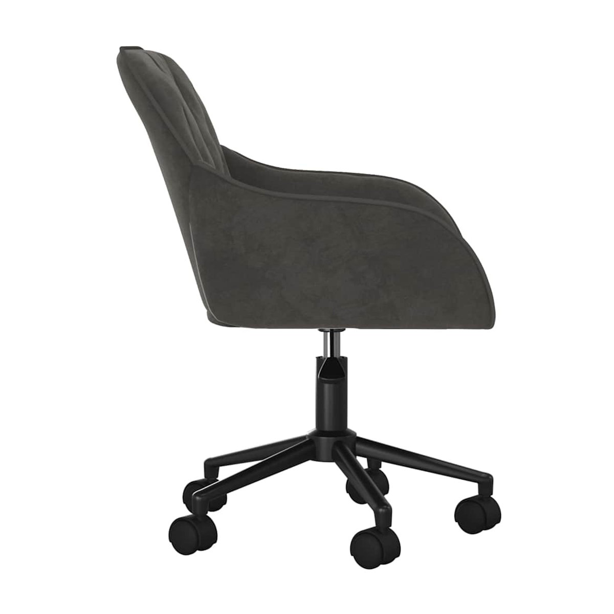 Vidaxl Drehstuhl in Grau mit Samtpolsterung und modernem Design - Bild 2