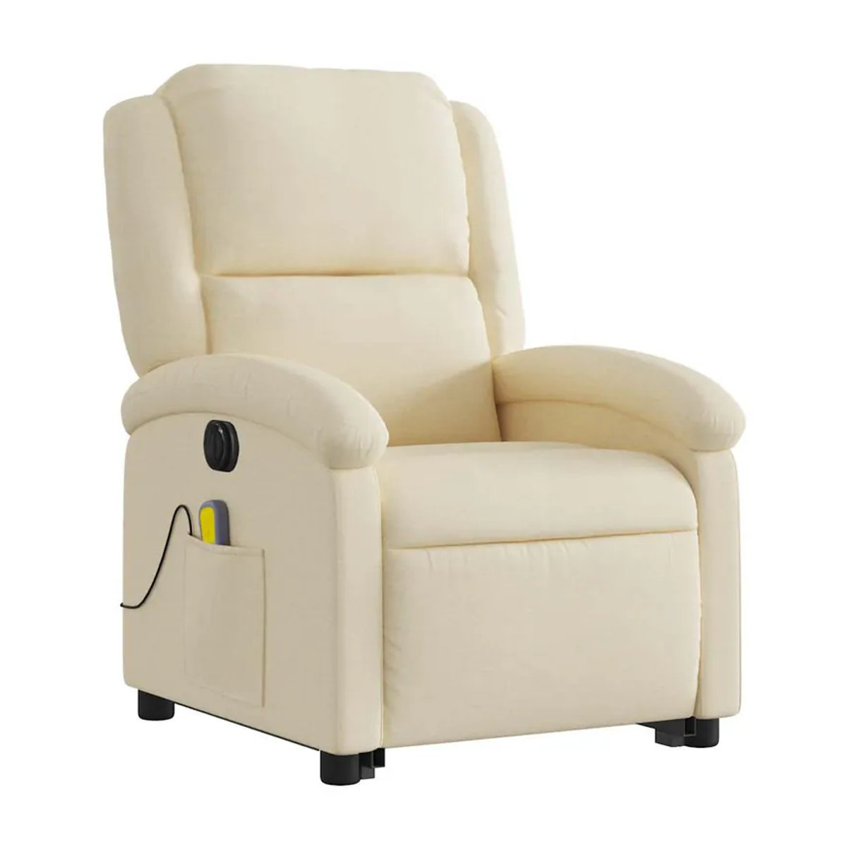 Vidaxl Elektrischer Aufstehsessel Massagesessel in Beige mit Stoff und Kunstleder - Bild 4