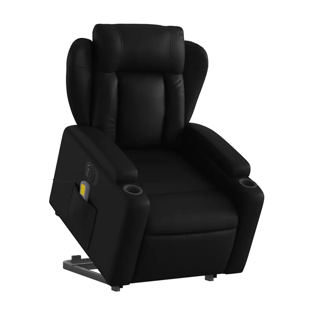 Vidaxl Elektrischer Aufstehsessel mit Massagefunktion und Liegefunktion in Schwarz aus Kunstleder - Bild 5