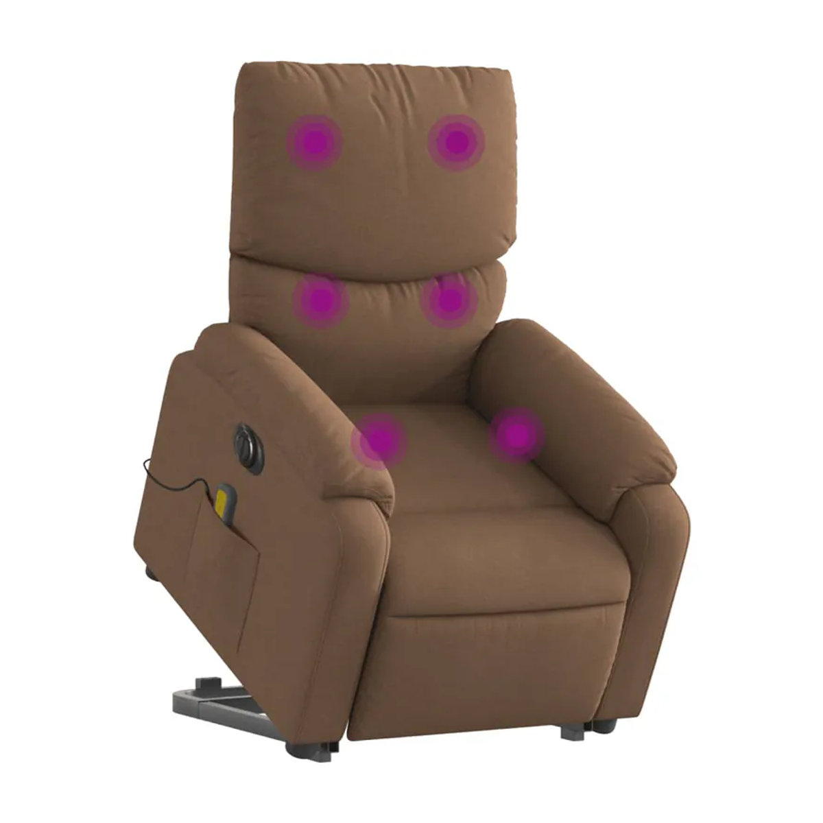 Vidaxl Elektrischer Massagesessel mit Aufstehhilfe als Relaxsessel in Braun - Bild 4