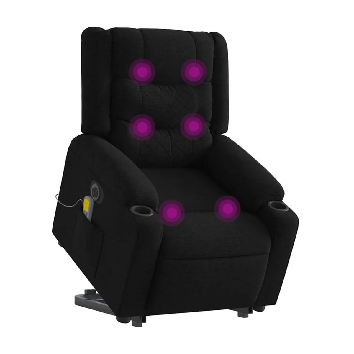 Vidaxl Elektrischer Massagesessel mit Aufstehhilfe als Relaxsessel in Schwarz - Bild 7