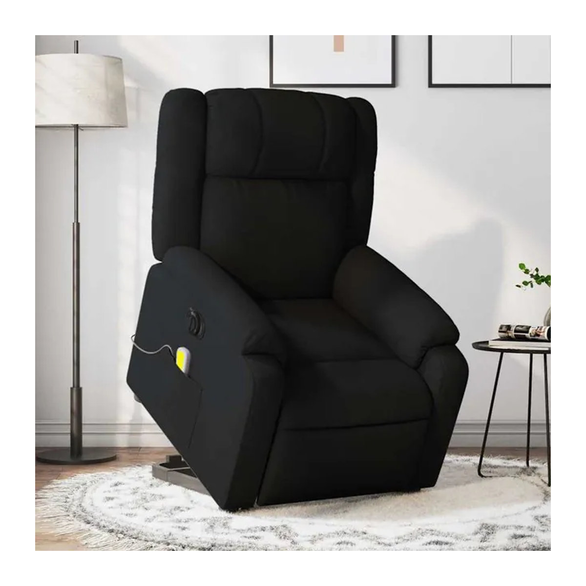 Vidaxl Elektrischer Massagesessel mit Aufstehhilfe in Schwarz - Bild 1