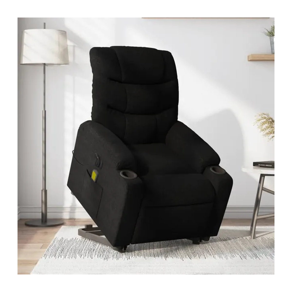 Vidaxl Elektrischer Massagesessel mit Aufstehhilfe in Schwarz - Bild 1