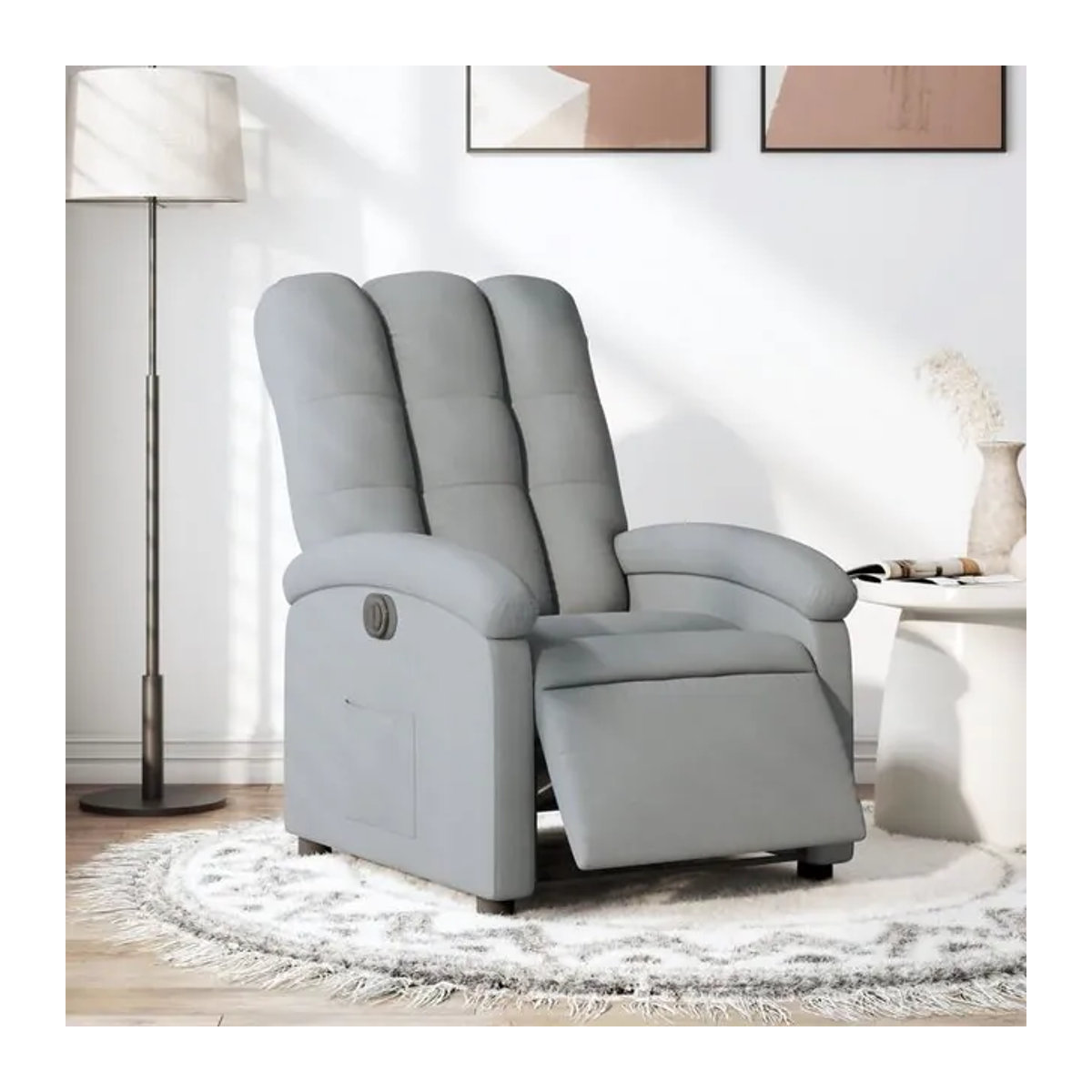 Vidaxl Elektrischer Relax-Sessel in Grau mit Stoffbezug - Bild 1