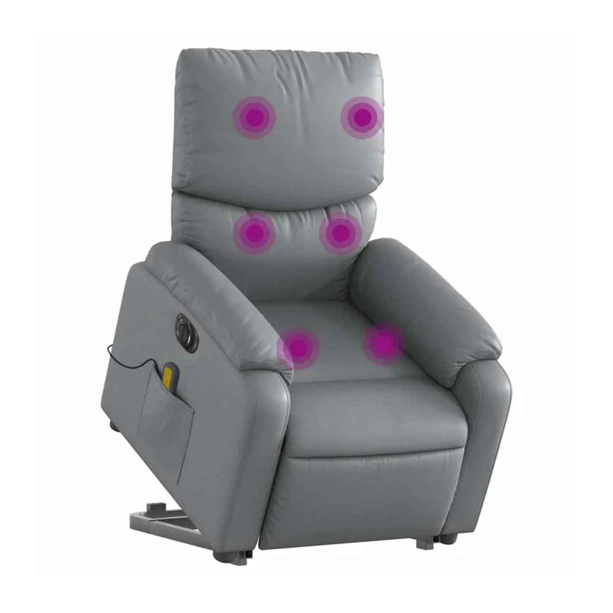 Vidaxl Elektrischer Relaxsessel mit Massagefunktion in Grau - Bild 7