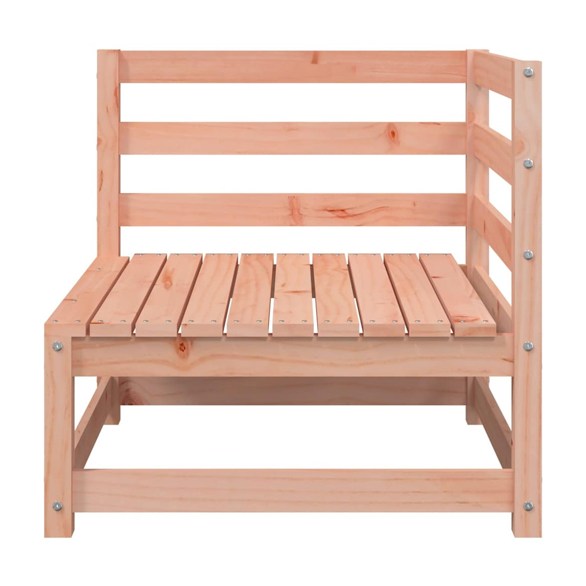 Vidaxl Garten-Ecksofa aus massivem Douglasienholz, B/T/H: 70 x 70 x 67 cm - Bild 2