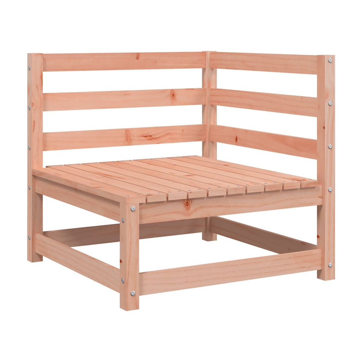 Vidaxl Garten-Ecksofa aus massivem Douglasienholz, B/T/H: 70 x 70 x 67 cm - Bild 3