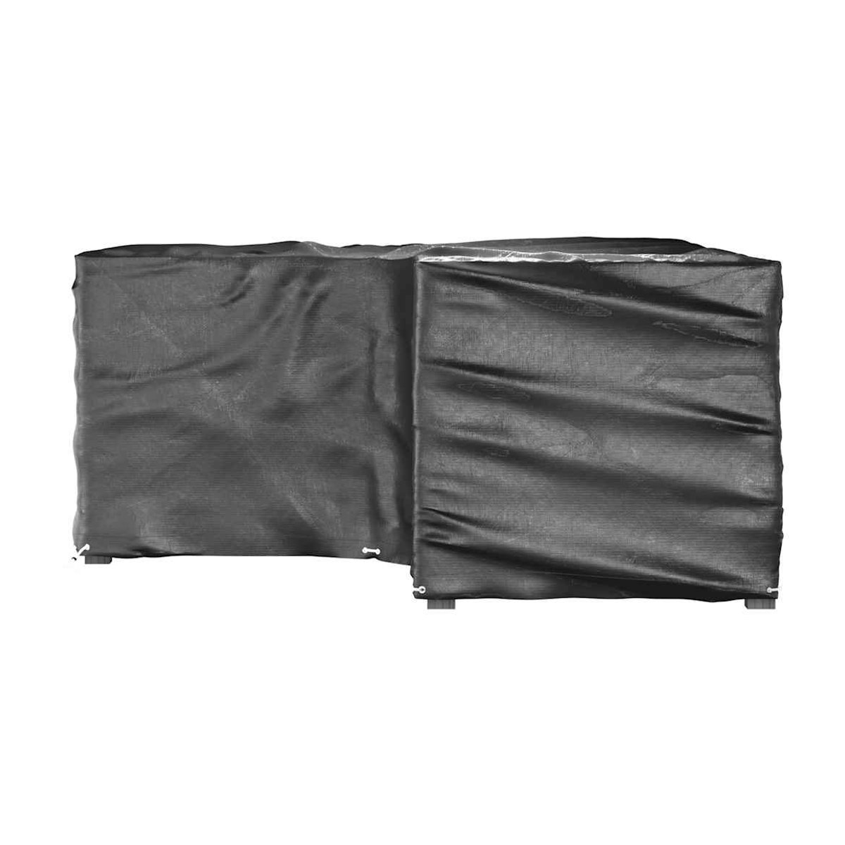 Vidaxl Gartenmöbel Abdeckungen L, 2 Stück, Schwarz, H x B x T: 90 x 185 x 185 cm - Bild 3